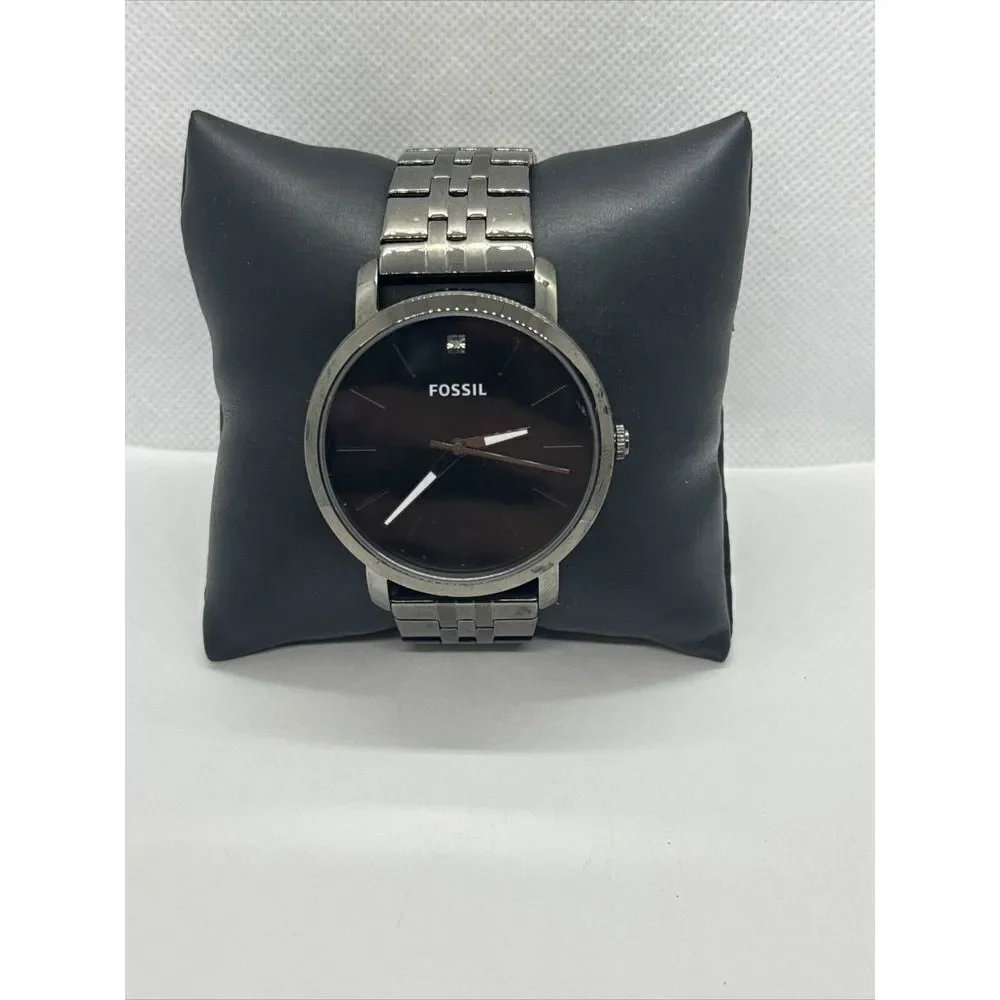 Fossil Lux Luther BQ2419 Men's Smoke Stainless Steel Analog Dial Watch JNA368